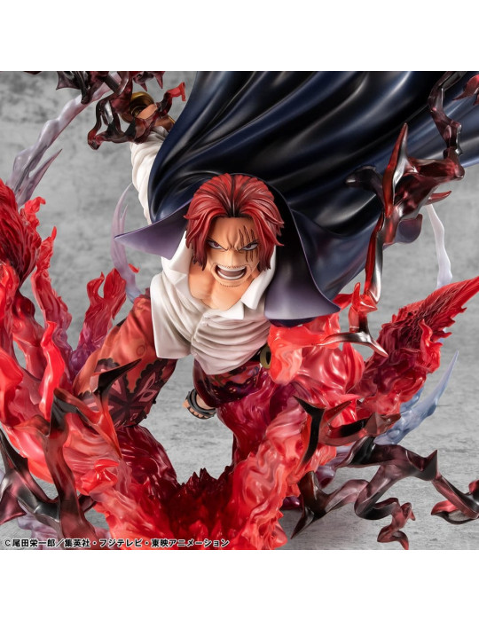 Megahouse - One Piece - figure P.O.P. SA-MAXIMUM Leader of Red Hair Pirates Red-Haired Shanks Kamusari