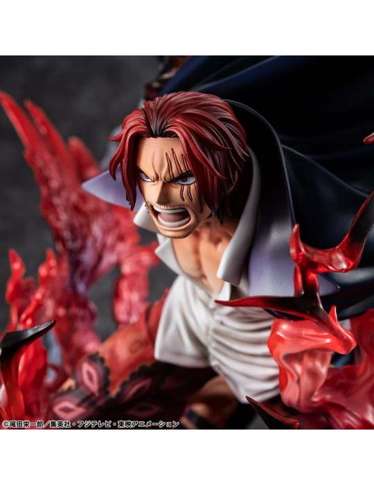 Megahouse - One Piece - figurine P.O.P. SA-MAXIMUM Leader of Red Hair Pirates Red-Haired Shanks Kamusari