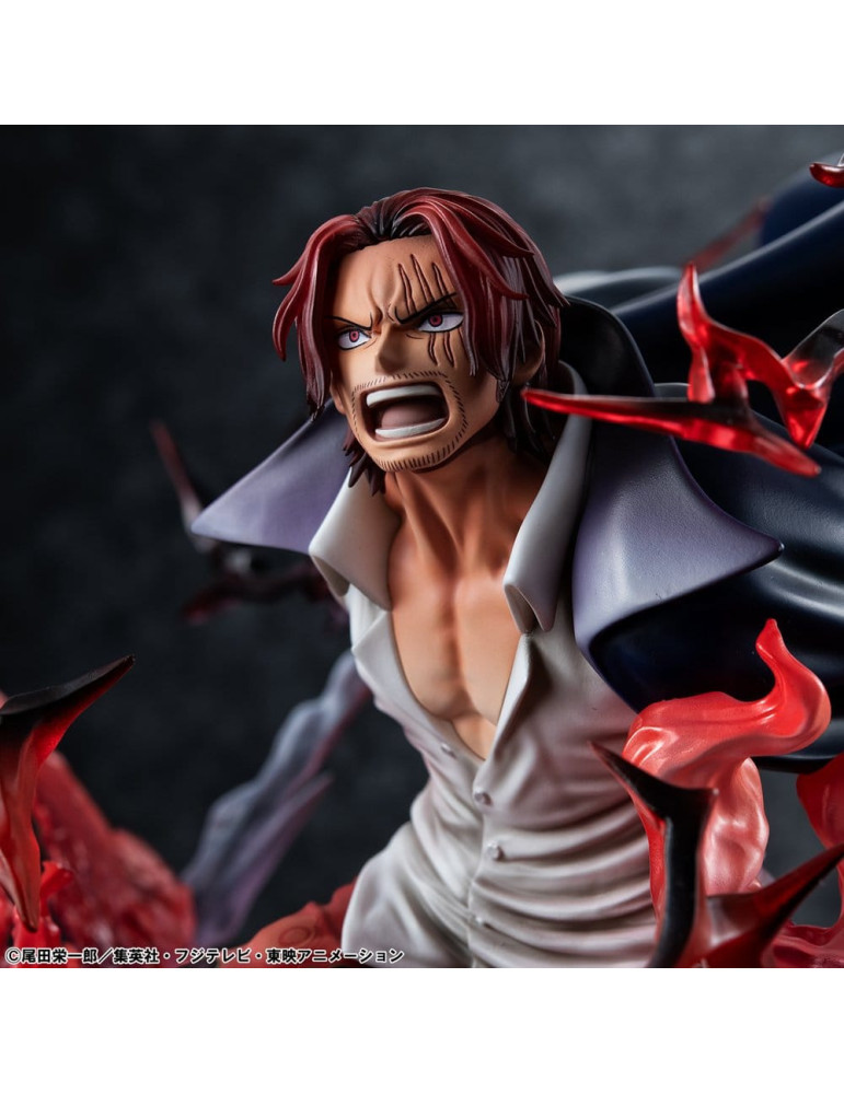 Megahouse - One Piece - figure P.O.P. SA-MAXIMUM Leader of Red Hair Pirates Red-Haired Shanks Kamusari