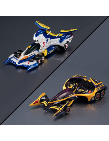 Megahouse - Future GPX Cyber Formula - véhicules Experion Z/A-8 Knight Shoemach Model C.F.C Heritage Edition