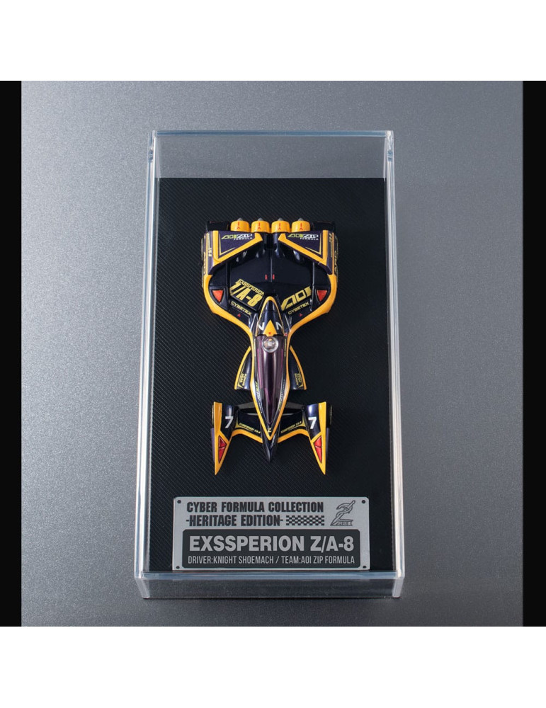 Megahouse - Future GPX Cyber Formula - véhicules Experion Z/A-8 Knight Shoemach Model C.F.C Heritage Edition
