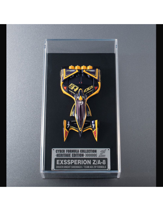 Megahouse - Future GPX Cyber Formula - véhicules Experion Z/A-8 Knight Shoemach Model C.F.C Heritage Edition
