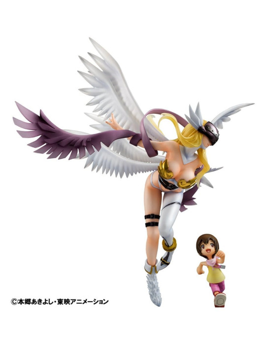 Megahouse - Digimon Adventure - figurine Precious G.E.M. Series Angewomon & Hikari Yagami