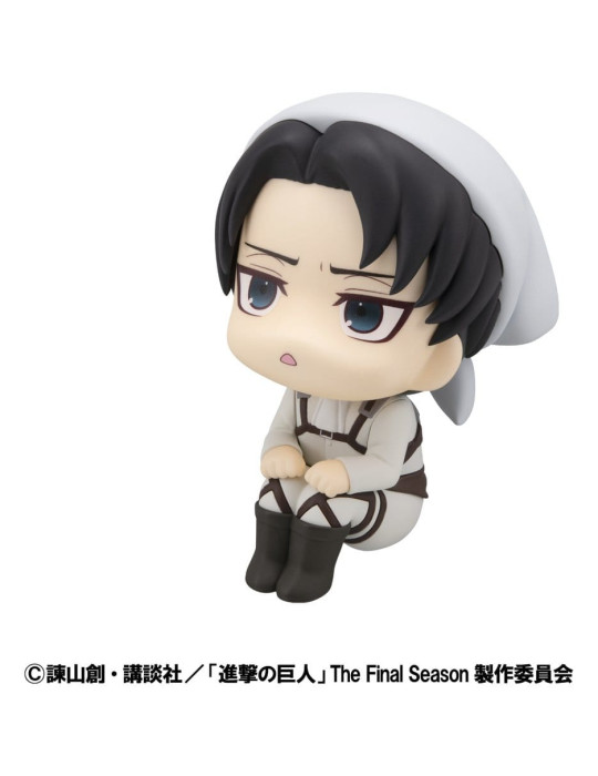 Megahouse - Attack on Titan - figure Look Up Levi Cleaning up Ver.