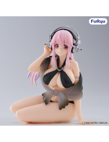 Furyu - Super Sonico - figurine Noodle Stopper Super Sonico Swimsuit Black Color Ver.