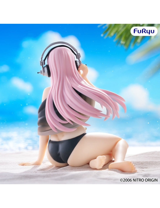 Furyu - Super Sonico - figurine Noodle Stopper Super Sonico Swimsuit Black Color Ver.