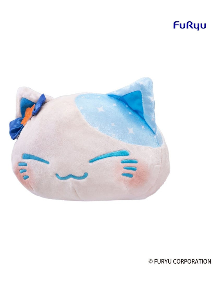 Nemuneko Cat Big Plush Blue