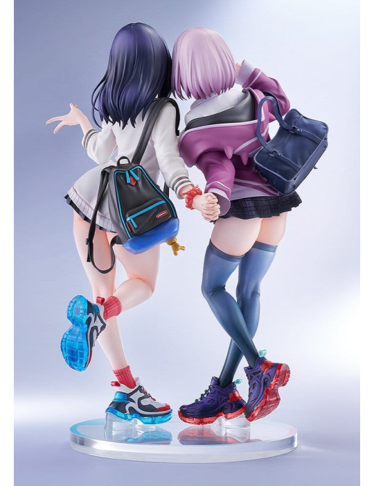 Good Smile Company - SSSS.Gridman- figures Rikka Takarada & Akane Shinjo feat. toridamono
