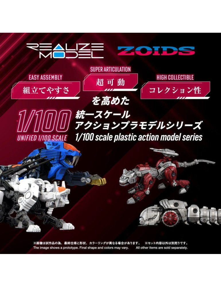 Takara Tomy - Zoids - figurine RMZ-019 Hell Cat & Molga Zenebus Color Set