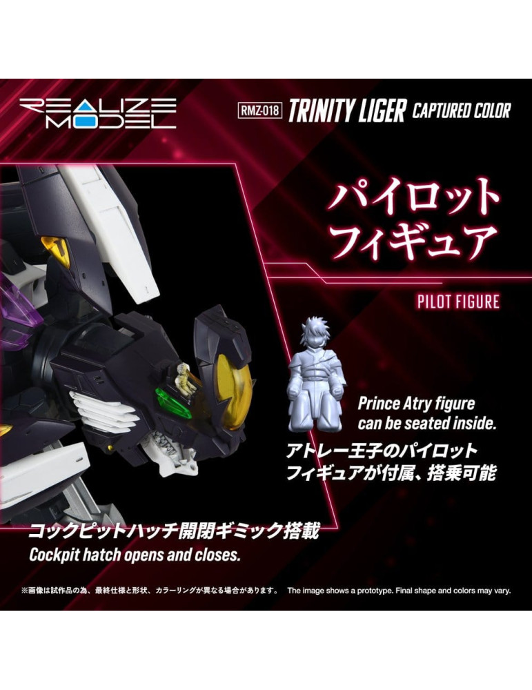 Takara Tomy - Zoids - figurine RMZ-018 Trinity Liger Captured Color
