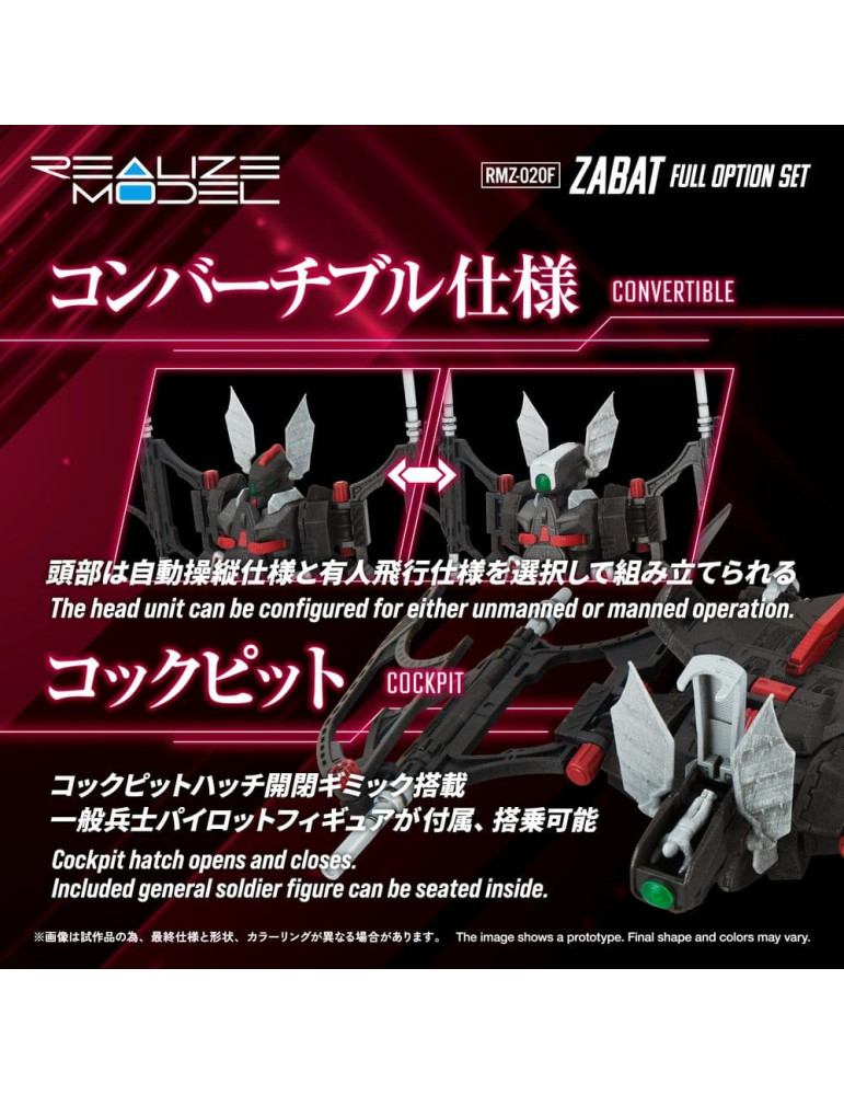 Takara Tomy - Zoids - figurine RMZ-020 Zabat Full Option Set