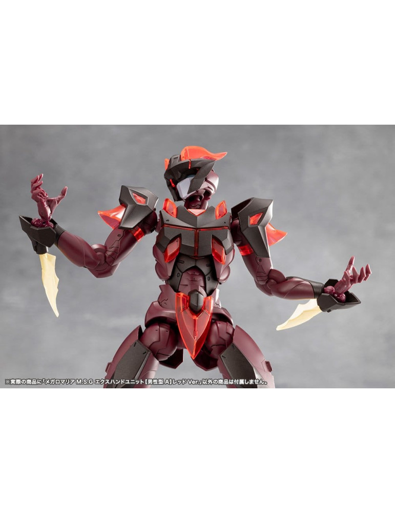 Kotobukiya - Megalomaria Unlimited Universe - Accessory Set Ex Hand Unit Male Type A Red Ver.