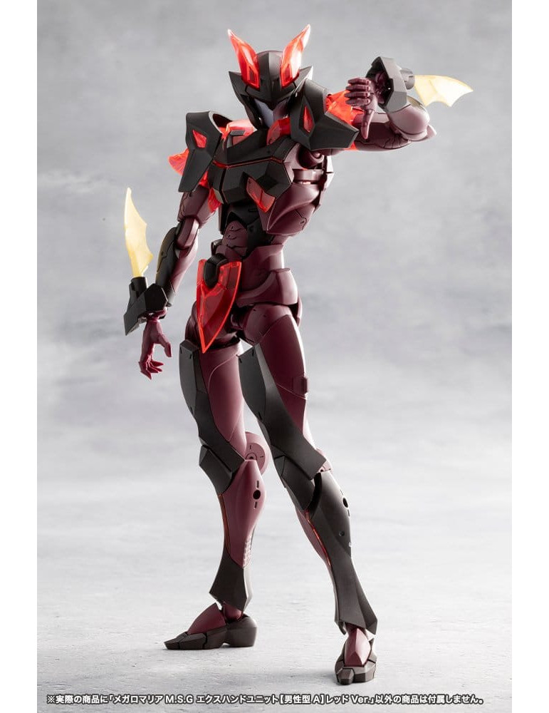 Kotobukiya - Megalomaria Unlimited Universe - Accessory Set Ex Hand Unit Male Type A Red Ver.