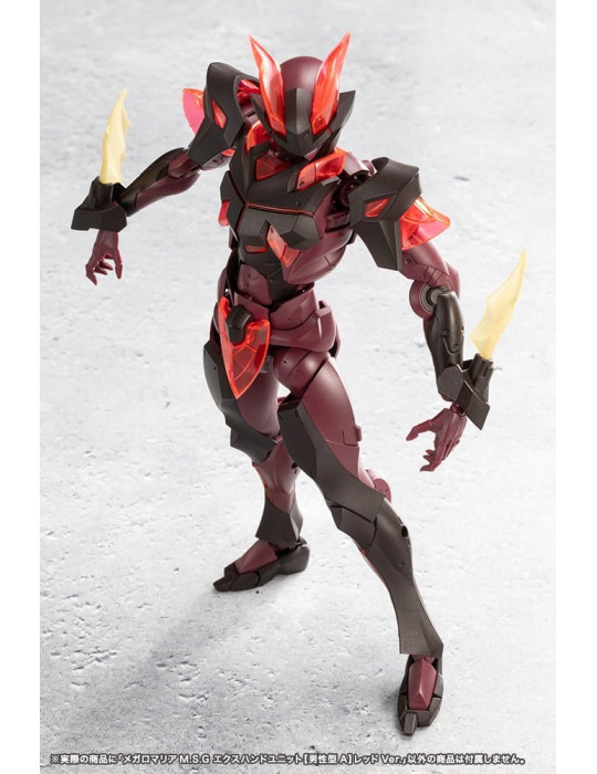 Kotobukiya - Megalomaria Unlimited Universe - Accessory Set Ex Hand Unit Male Type A Red Ver.