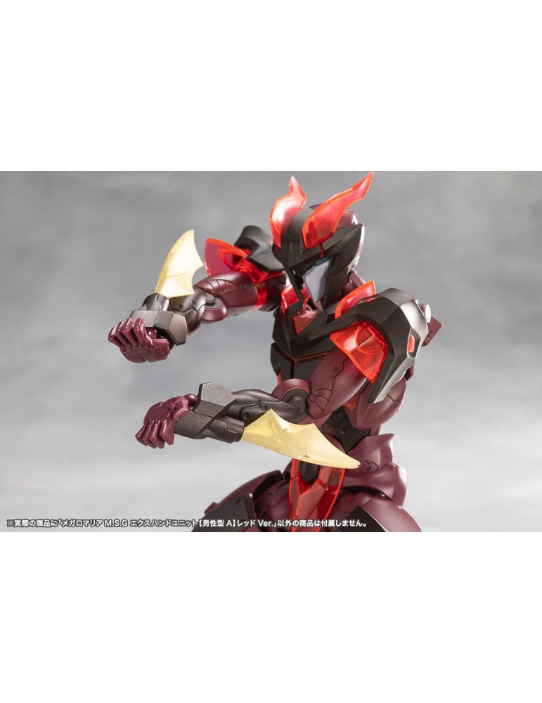 Kotobukiya - Megalomaria Unlimited Universe - Accessory Set Ex Hand Unit Male Type A Red Ver.