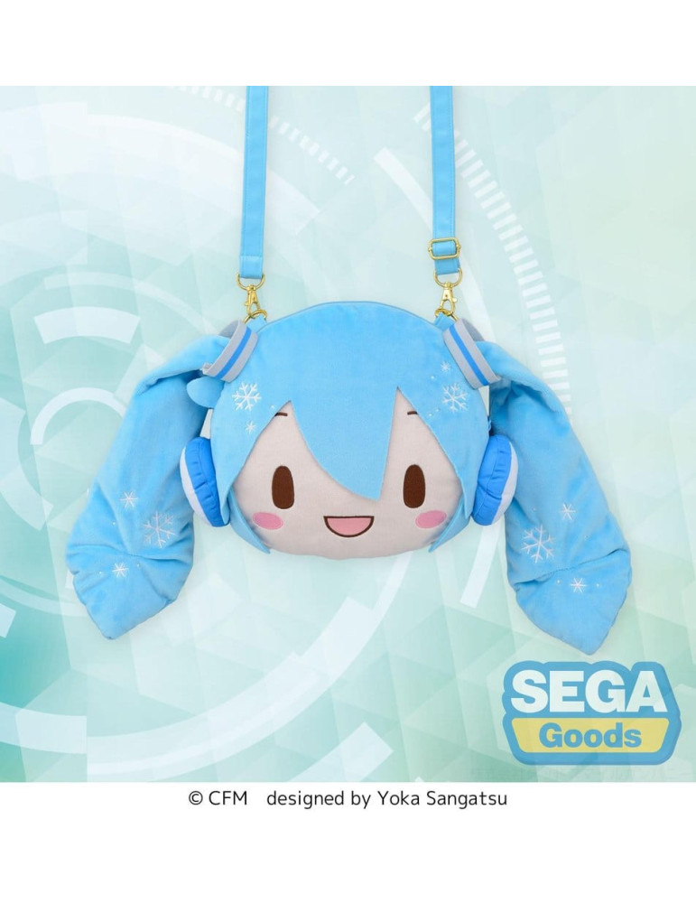 Character Vocal Series 01: Hatsune Miku sac à bandoulière Fuwa Petit Snow Miku