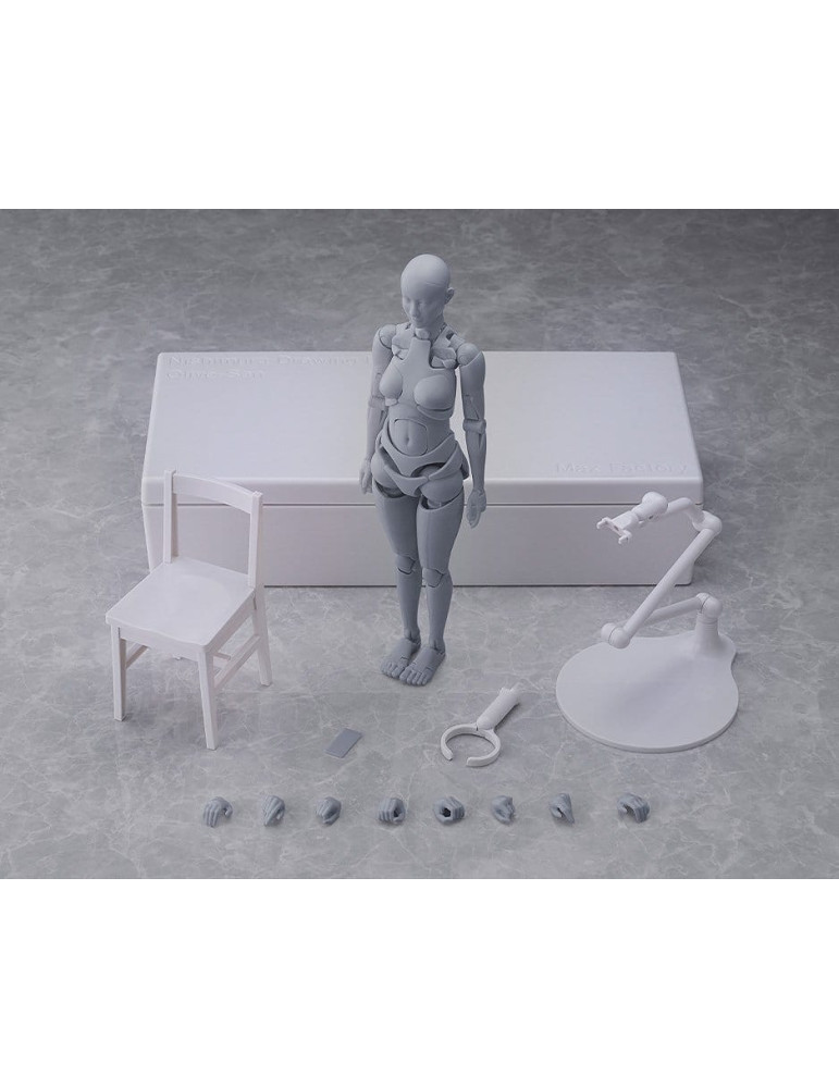 Max Factory - Figurine Nishimura Style Drawing Doll Olive Gray