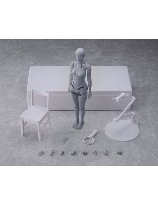 Max Factory - Figurine Nishimura Style Drawing Doll Olive Gray