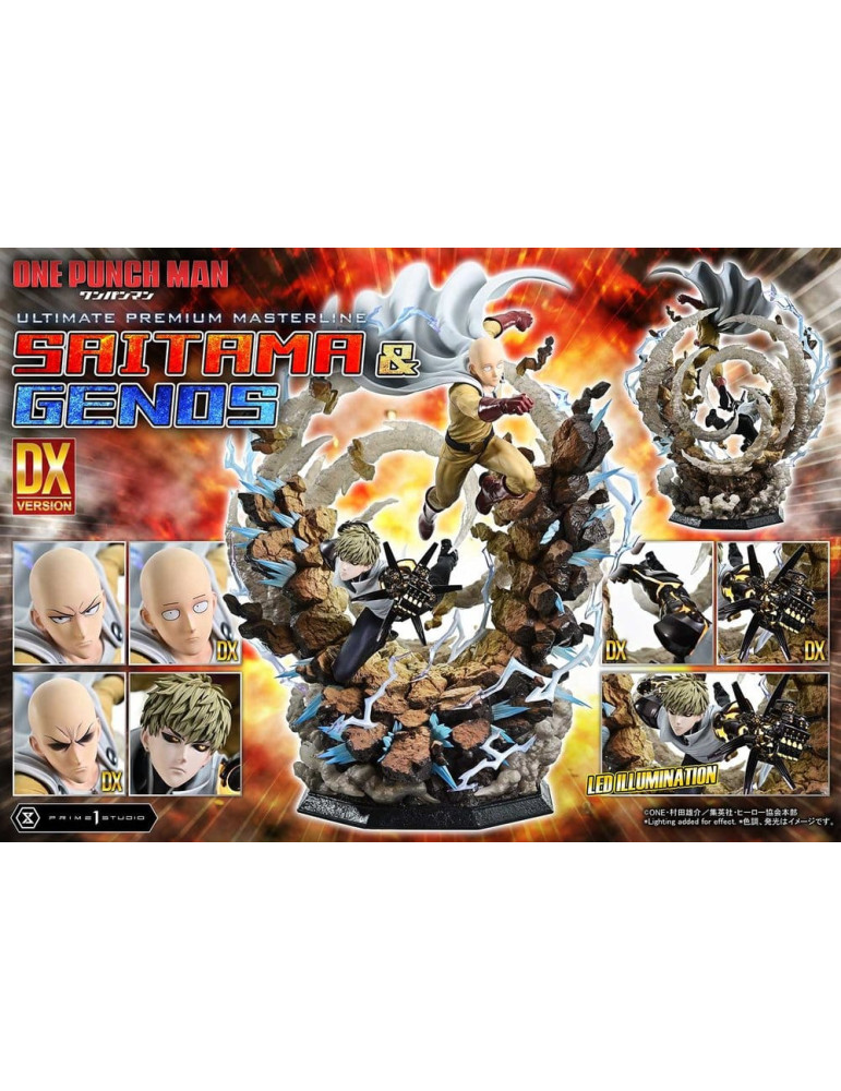 Prime 1 Studio - One-Punch Man - Ultimate Premium Masterline Series Saitama & Genos Deluxe Version