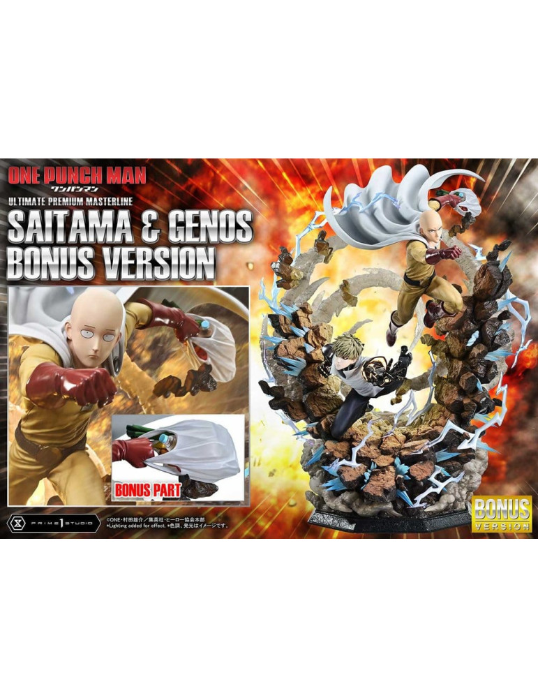 Prime 1 Studio - One-Punch Man - Ultimate Premium Masterline Series Saitama & Genos Deluxe Bonus Version