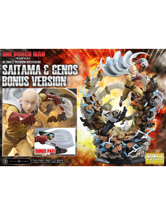 Prime 1 Studio - One-Punch Man - Ultimate Premium Masterline Series Saitama & Genos Deluxe Bonus Version
