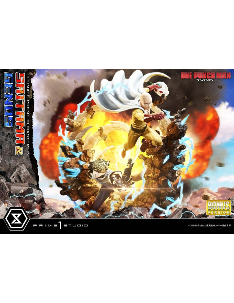 Prime 1 Studio - One-Punch Man - Ultimate Premium Masterline Series Saitama & Genos Deluxe Bonus Version