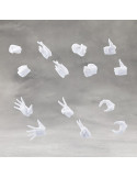 Kotobukiya - Megalomaria Unlimited Universe - accessoires Ex Hand Unit Female Type A WHITE Ver.