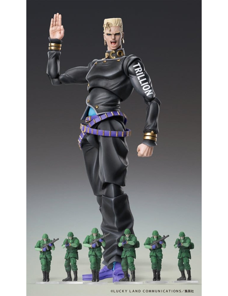 Medicos Entertainment - JoJo's Bizarre Adventure: Diamond Is Unbreakable - figurine Keicho Nijimura & Bad Company