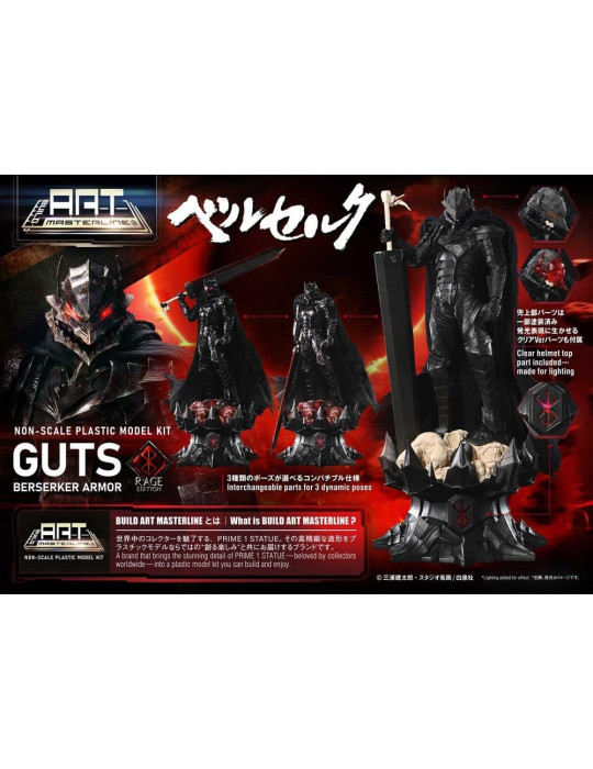 Prime 1 Studio - Berserk - Plastic Model Kit Build Art Masterline Guts Berserker Armor Rage