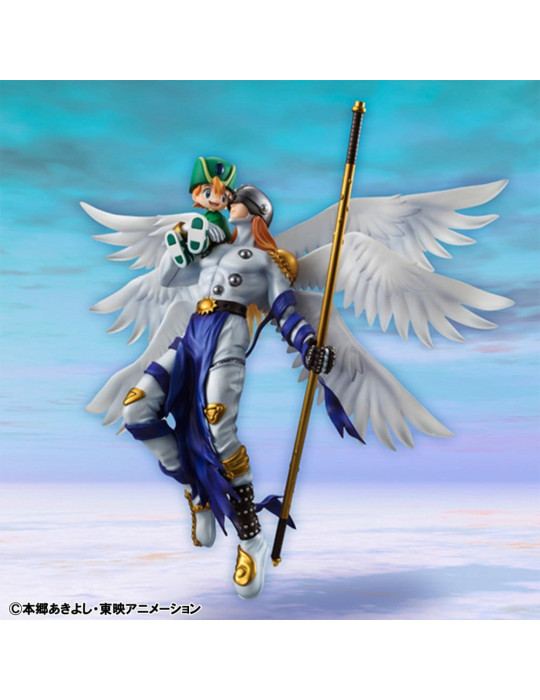Megahouse - Digimon Adventure - figure Angemon & Takeru Takaishi
