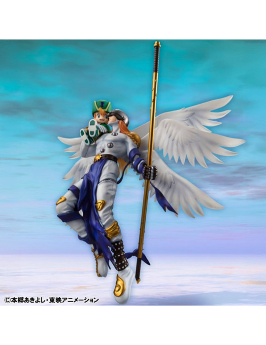 Megahouse - Digimon Adventure - figure Angemon & Takeru Takaishi