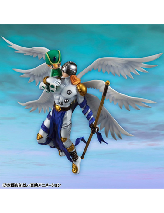 Megahouse - Digimon Adventure - figure Angemon & Takeru Takaishi