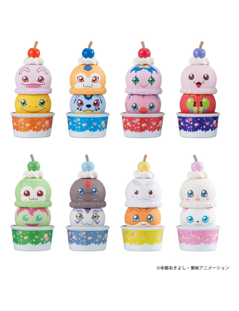 Megahouse - Digimon Adventure - Tsumichen Stack up & Change mini-figurines