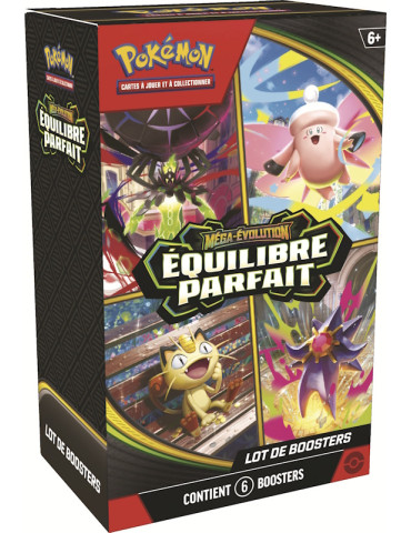 Pokémon Bundle de 6 Booster ME03 Équilibre Parfait (FR)