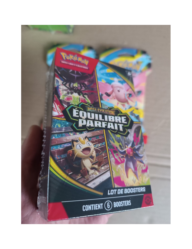 Pokémon Bundle de 6 Booster ME03 Équilibre Parfait (FR)