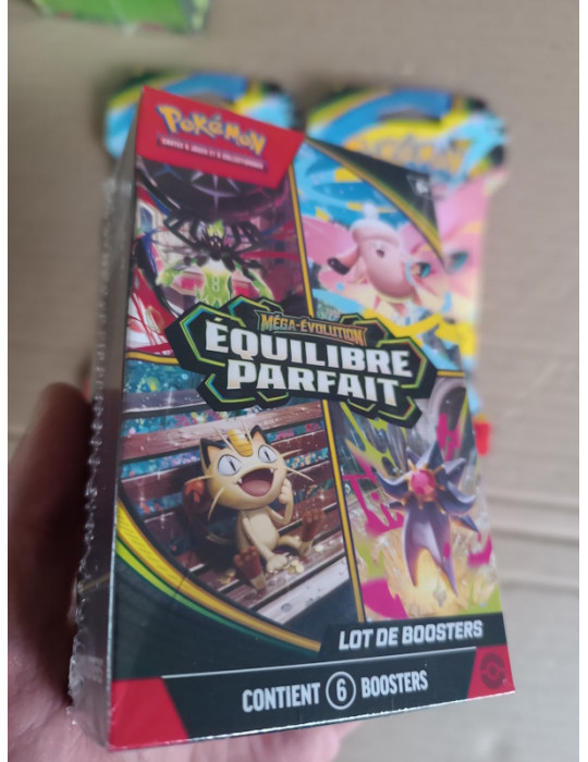 Pokémon Bundle de 6 Booster ME03 Équilibre Parfait (FR)