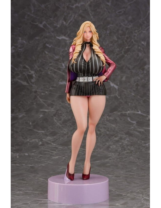 Daiki Kougyo - Gal Ane Shachou to Harem Office - figurine Nishigori Ai (Red Suit Ver.) Wholesome Ver.