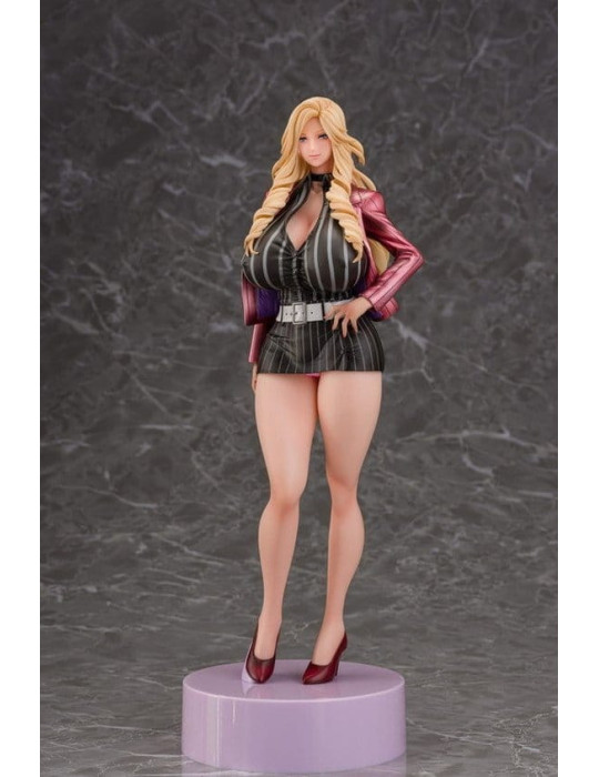 Daiki Kougyo - Gal Ane Shachou to Harem Office - figurine Nishigori Ai (Red Suit Ver.) Wholesome Ver.