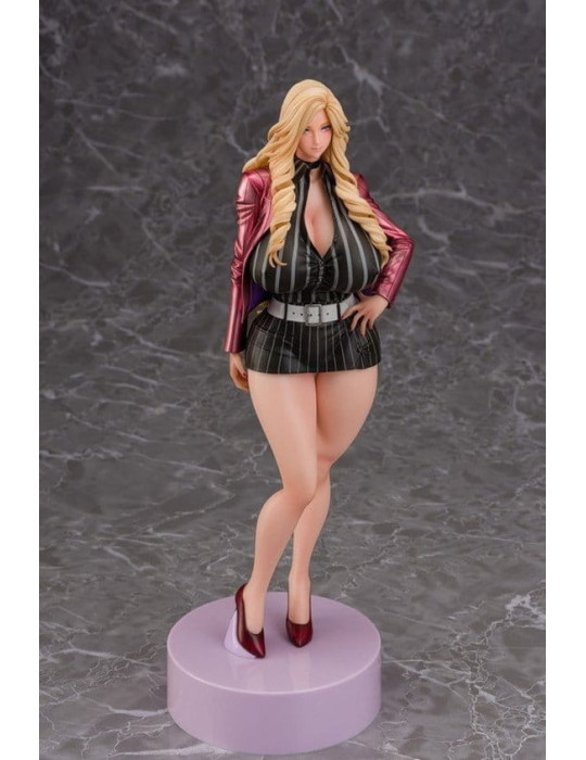 Daiki Kougyo - Gal Ane Shachou to Harem Office - figurine Nishigori Ai (Red Suit Ver.) Wholesome Ver.