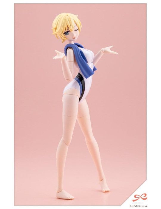 Kotobukiya - Sousai Shojo Teien - figurine Rui Saotome Touou High School Competitive Swimsuit Dreaming Style White Dolphin