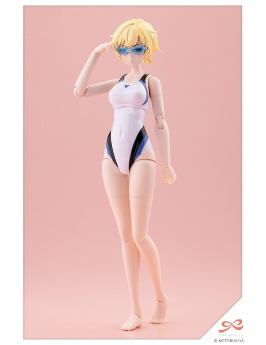 Kotobukiya - Sousai Shojo Teien - figurine Rui Saotome Touou High School Competitive Swimsuit Dreaming Style White Dolphin