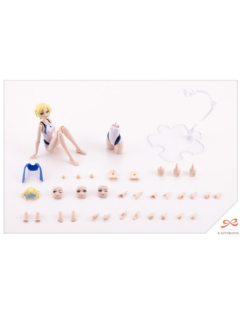 Kotobukiya - Sousai Shojo Teien - figurine Rui Saotome Touou High School Competitive Swimsuit Dreaming Style White Dolphin