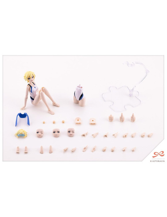 Kotobukiya - Sousai Shojo Teien - figurine Rui Saotome Touou High School Competitive Swimsuit Dreaming Style White Dolphin