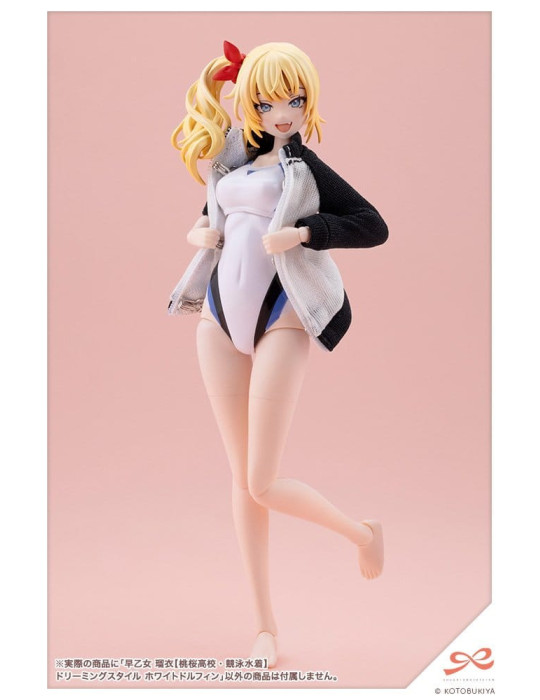 Kotobukiya - Sousai Shojo Teien - figurine Rui Saotome Touou High School Competitive Swimsuit Dreaming Style White Dolphin