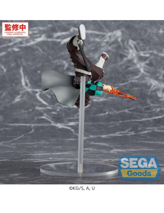 Sega - Demon Slayer: Kimetsu no Yaiba - figure Luminasta Tanjiro Kamado Hinokami Kagura Setting Sun Transformation
