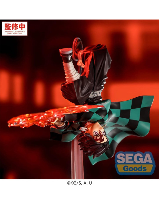 Sega - Demon Slayer: Kimetsu no Yaiba - figure Luminasta Tanjiro Kamado Hinokami Kagura Setting Sun Transformation