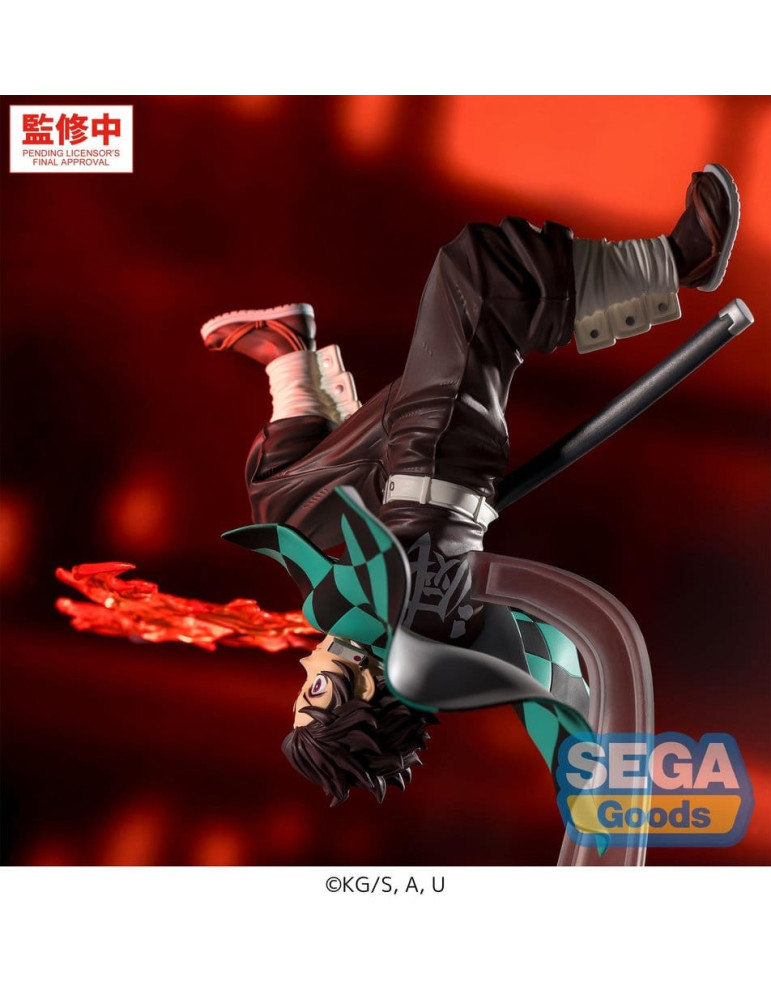 Sega - Demon Slayer: Kimetsu no Yaiba - figure Luminasta Tanjiro Kamado Hinokami Kagura Setting Sun Transformation