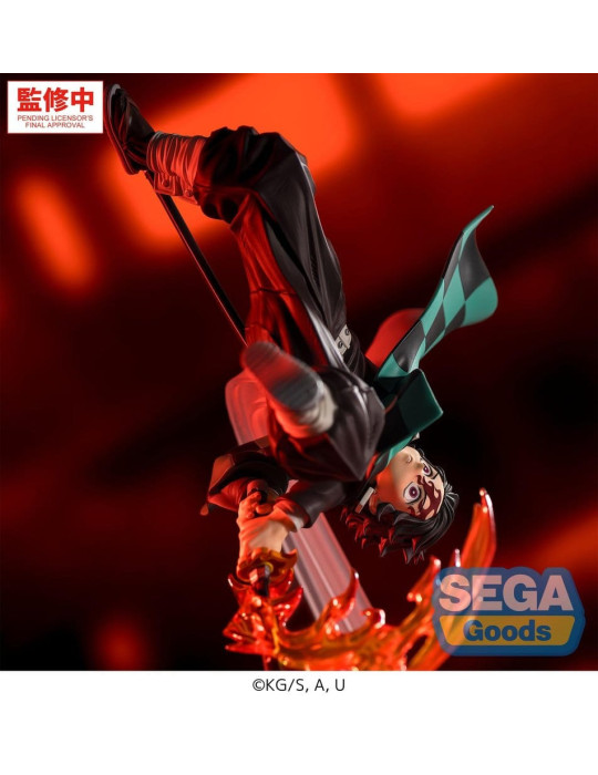 Sega - Demon Slayer: Kimetsu no Yaiba - figure Luminasta Tanjiro Kamado Hinokami Kagura Setting Sun Transformation