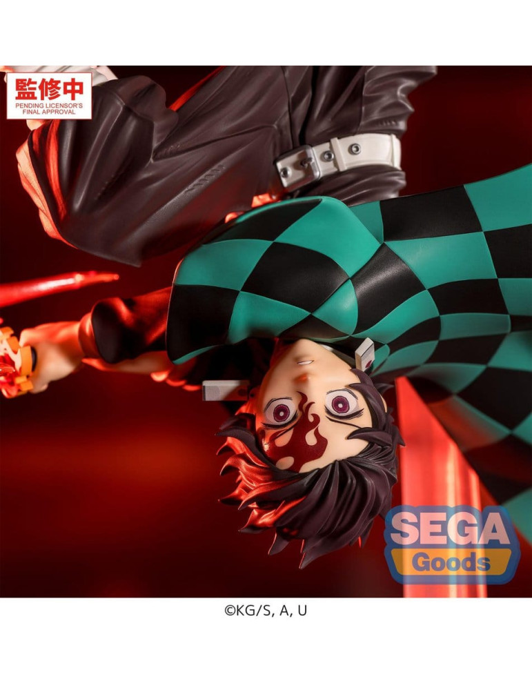 Sega - Demon Slayer: Kimetsu no Yaiba - figure Luminasta Tanjiro Kamado Hinokami Kagura Setting Sun Transformation