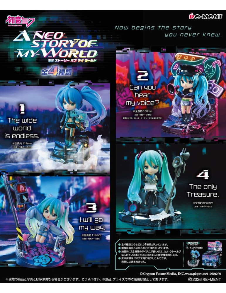 Re-Ment - figurines mini Hatsune Miku Neo Story